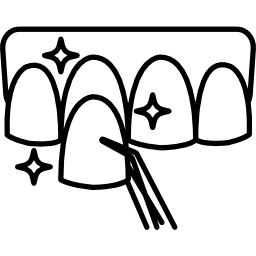 Ícone do serviço Dentística (restaurações, clareamento, lentes)